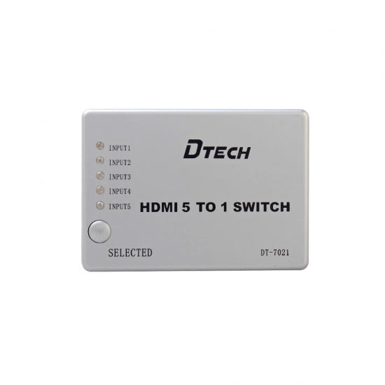 DTECH DT-7021 5 TO 1 HDMI SWITCH DTECH DT-7021 5 TO 1 HDMI SWITCH